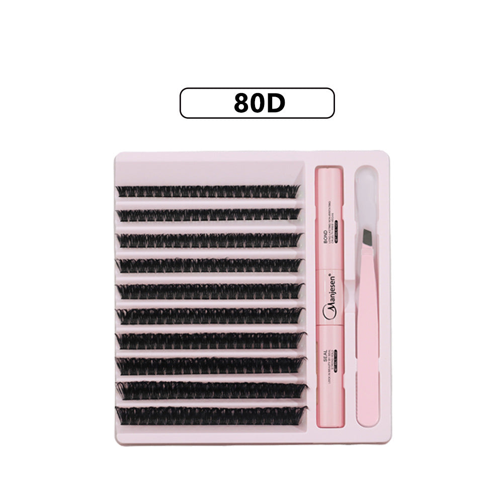 DIY Segment False Eyelash Set for Natural Look