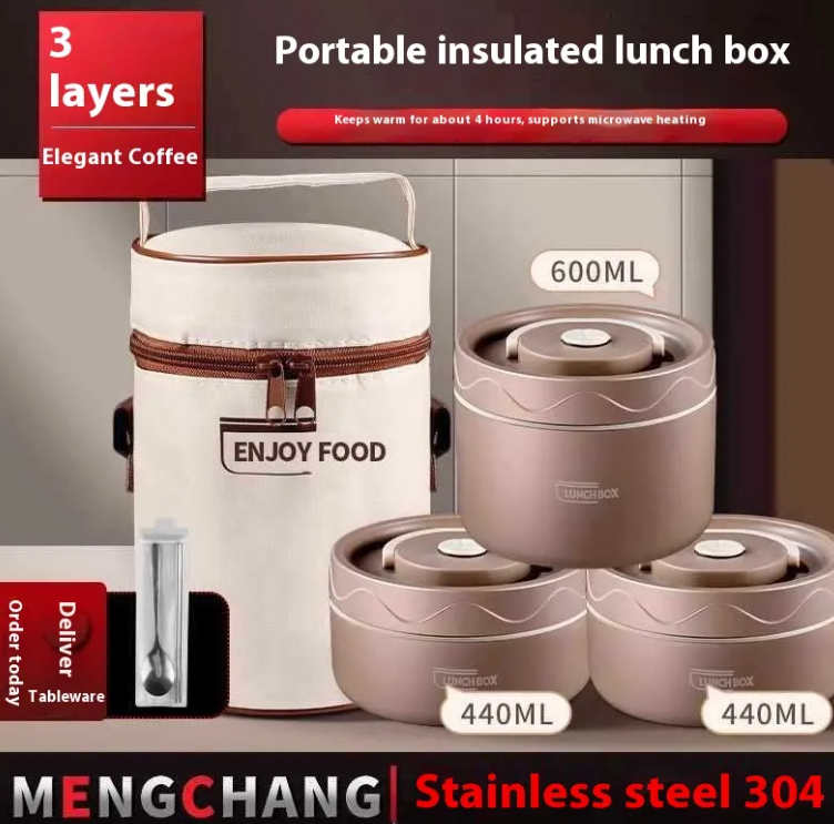 Multi-layer Extra Long Insulation Lunch Box