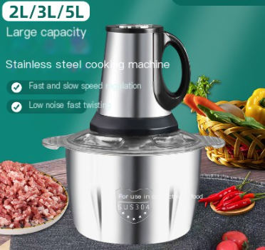 5L Electric Meat Grinder with Handle and Multi-Function