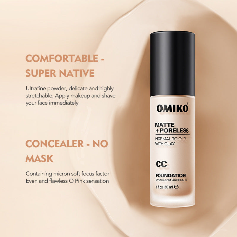 OMIKO Matte Poreless CC Foundation - Sheer Coverage