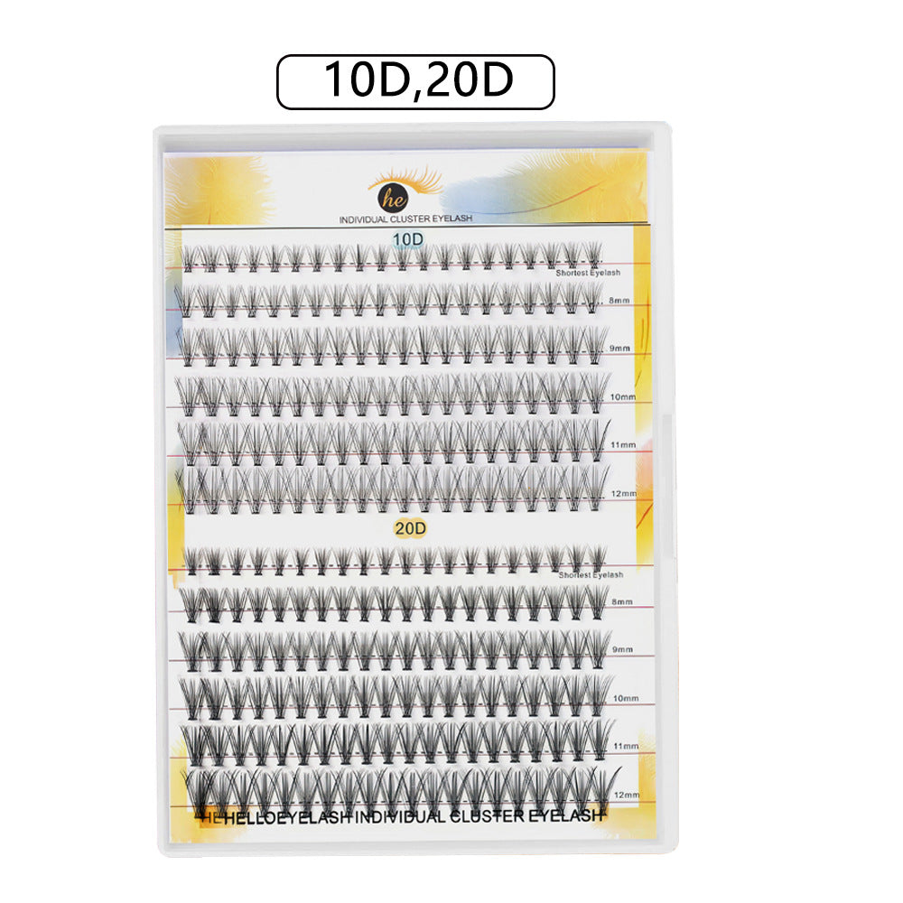 DIY Eyelash Extension Kit - Natural Cluster Lashes