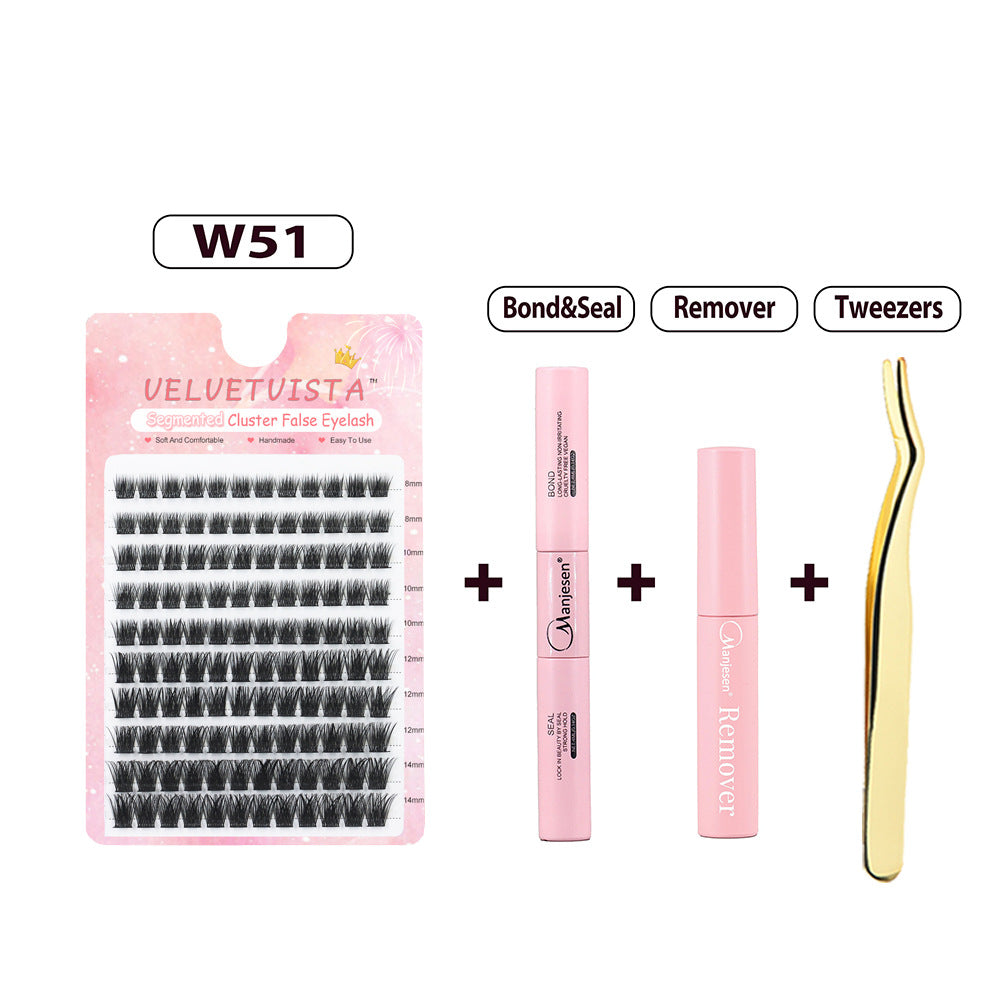 DIY Eyelash Extension Kit - Natural Cluster Lashes