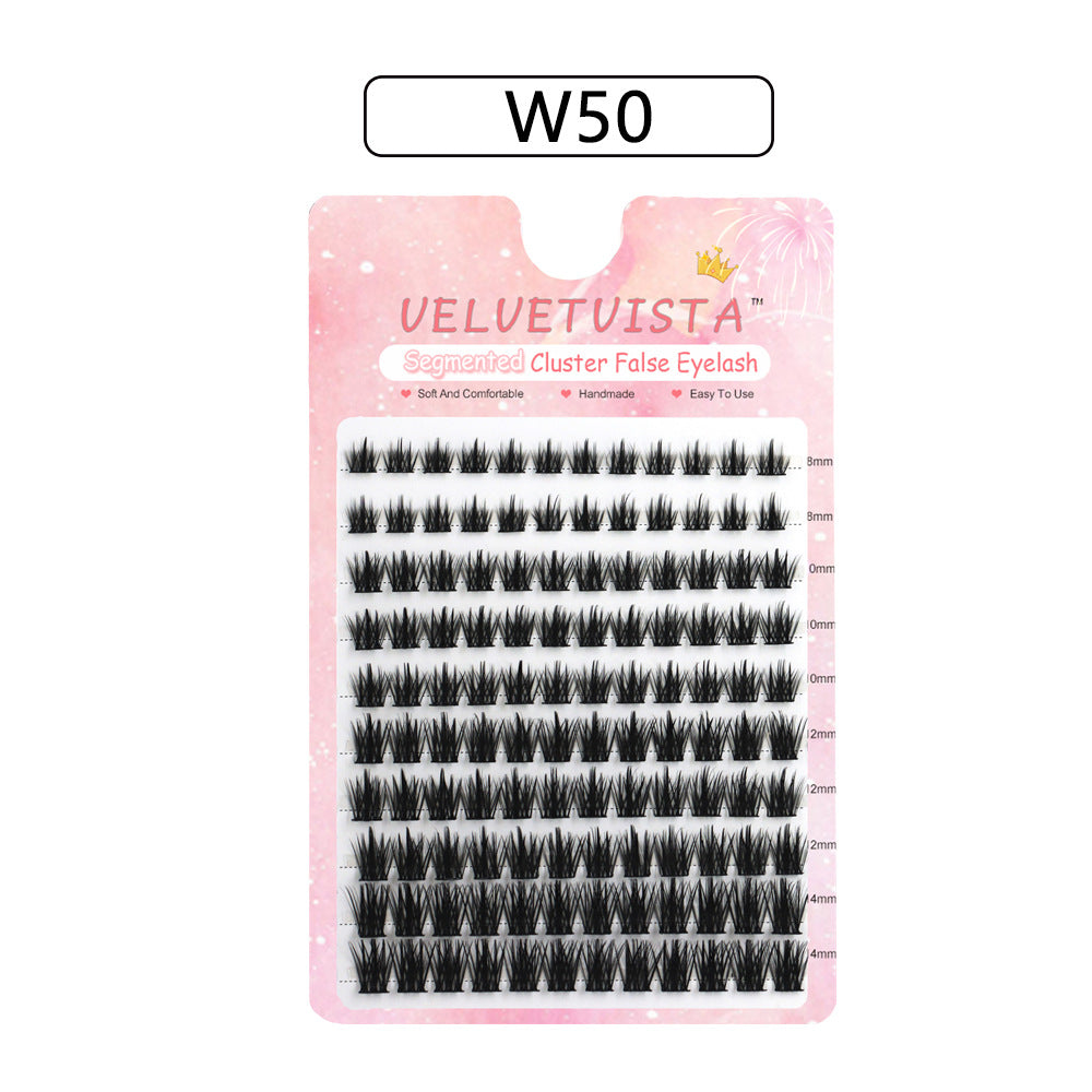 DIY Segment False Eyelash Set for Natural Look