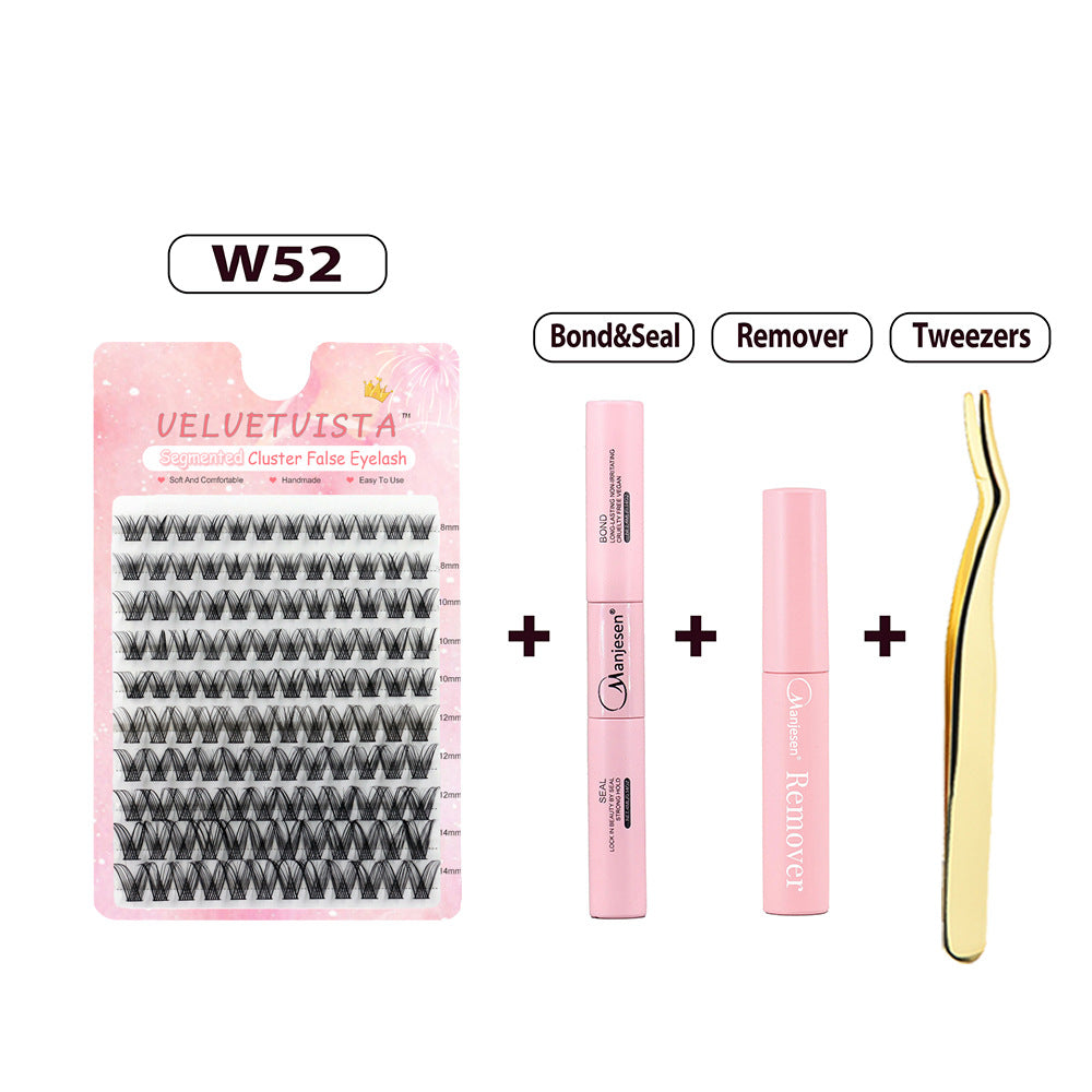DIY Segment False Eyelash Set for Natural Look