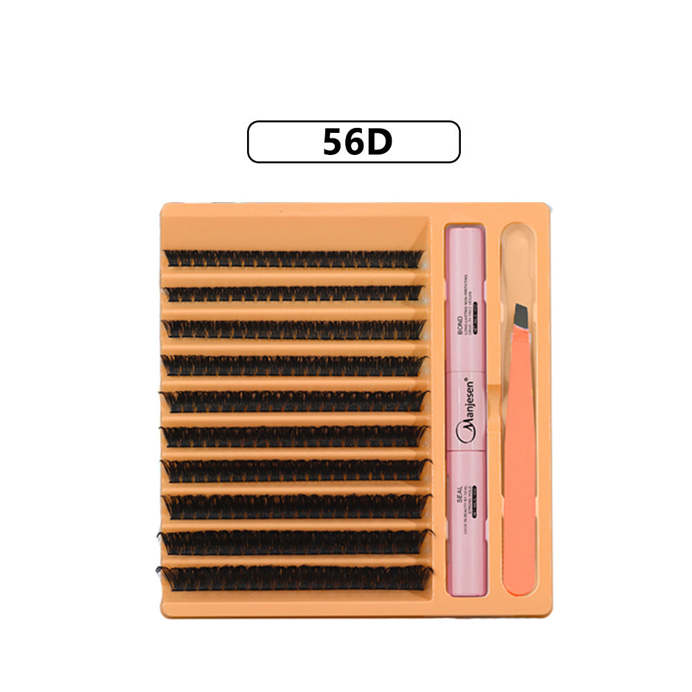 DIY Segment False Eyelash Set for Natural Look