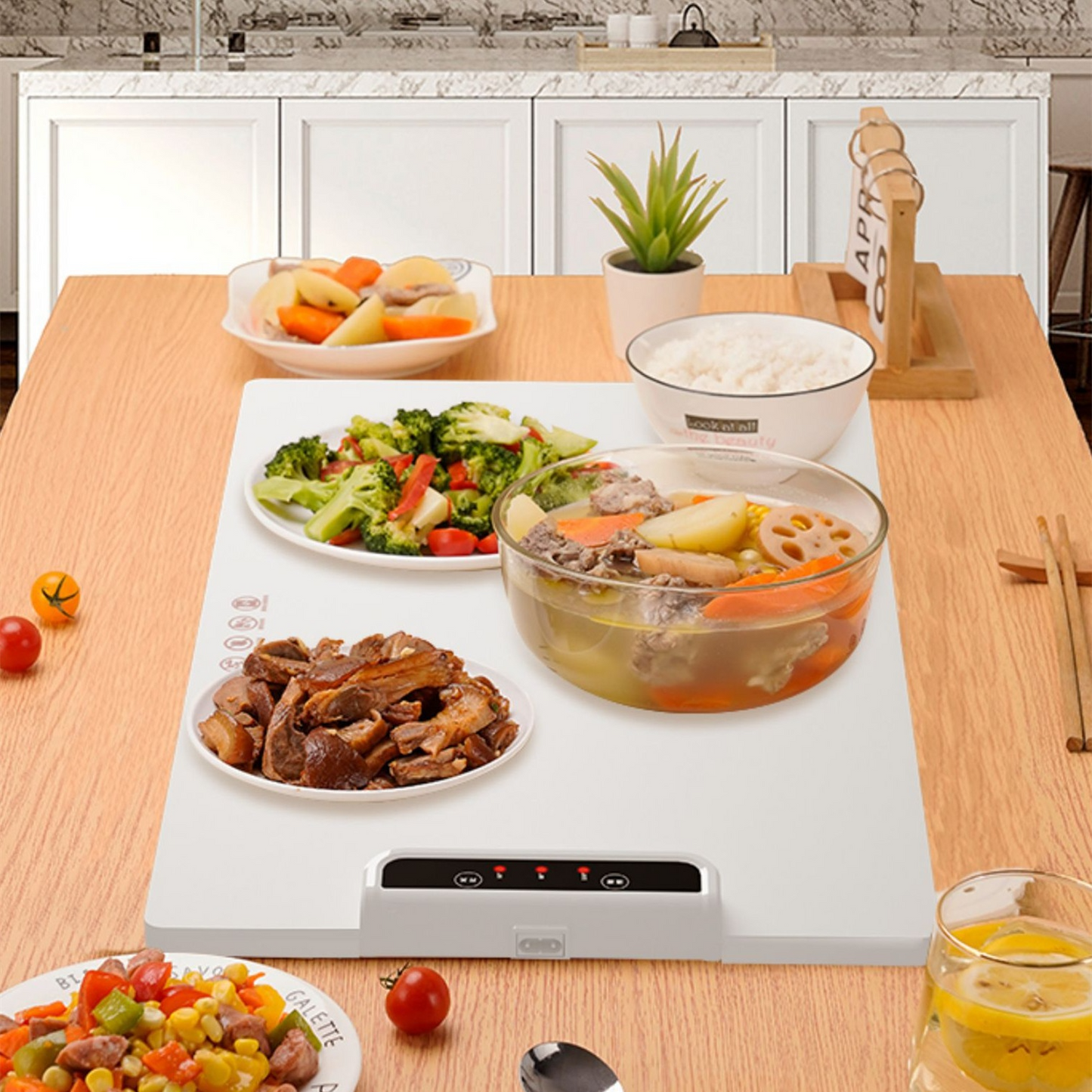 Dishes Warming Plate Non-slip Flexible