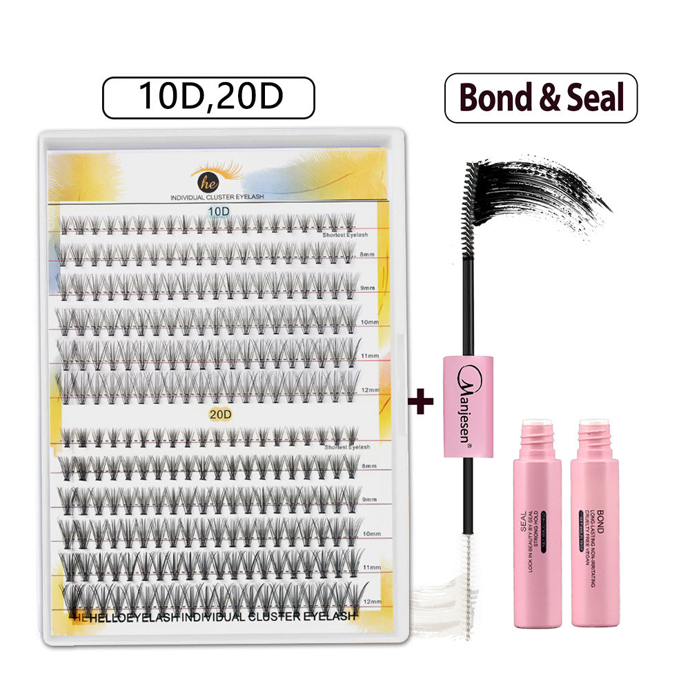 DIY Segment False Eyelash Set for Natural Look