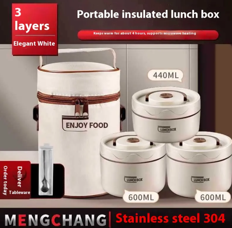 Multi-layer Extra Long Insulation Lunch Box